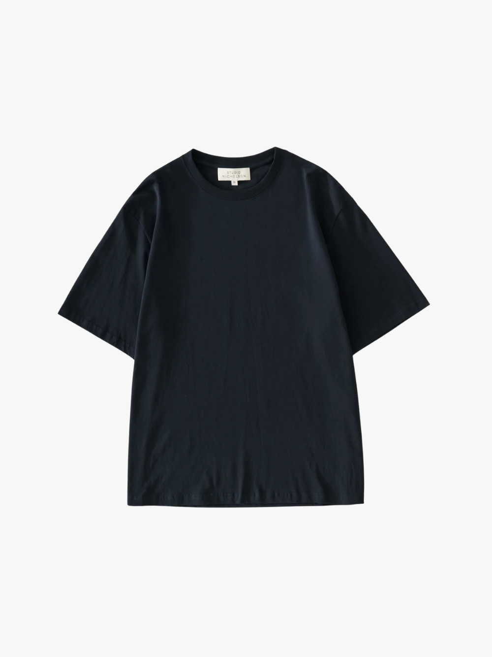 Studio Nicholson Bric T‑Shirt Darkest Navy Baumwollshirt Herren