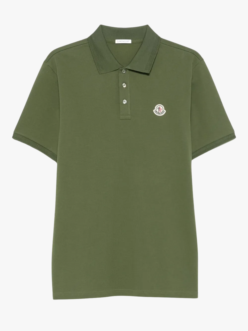 Moncler Polo Shirt Green Men Moncler Polo Shirt Green Men