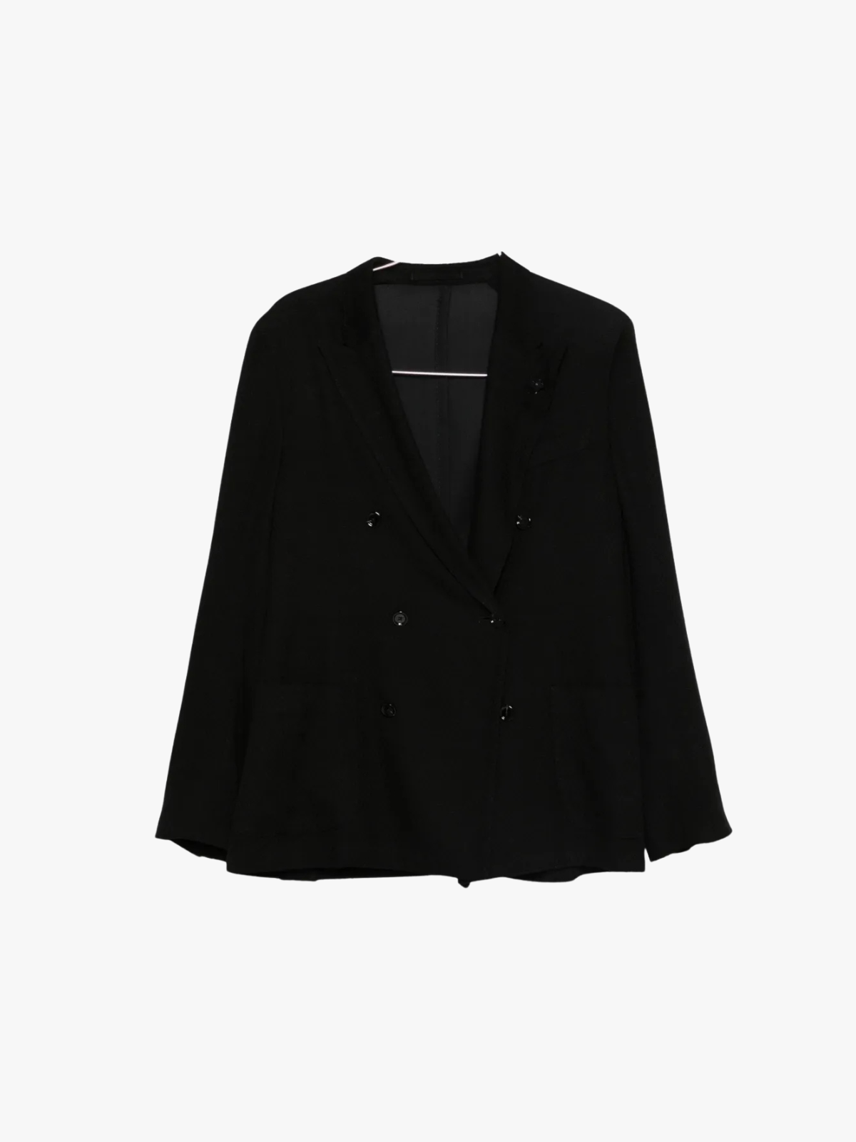 Lardini Zweireihige Jacke Schwarz Herren Lardini Zweireihige Jacke Schwarz Herren