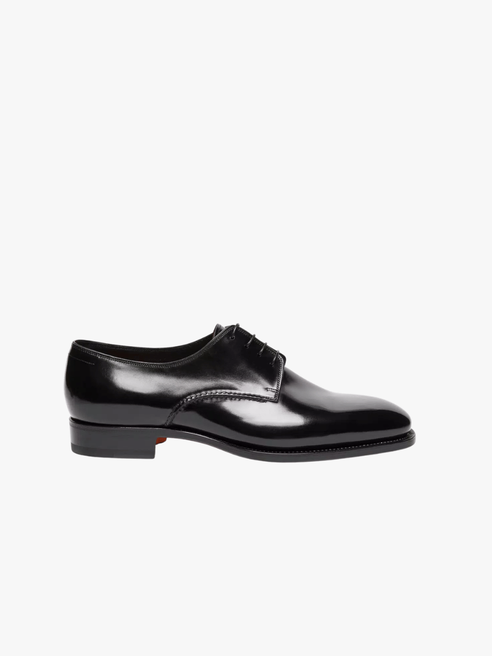 Santoni Derby Schuhe Schwarz Herren