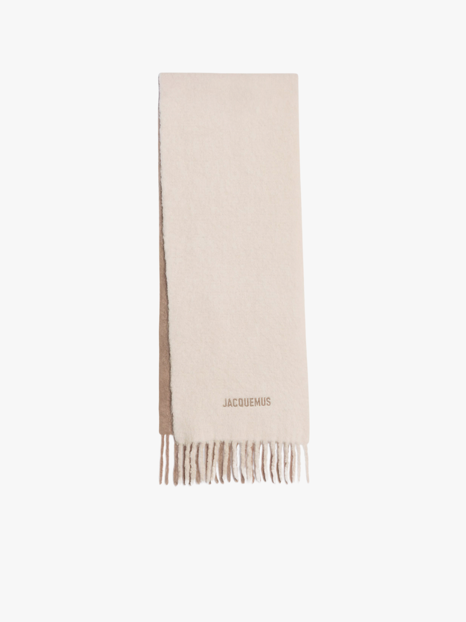 Jacquemus Der Moisson Schal Beige Herren