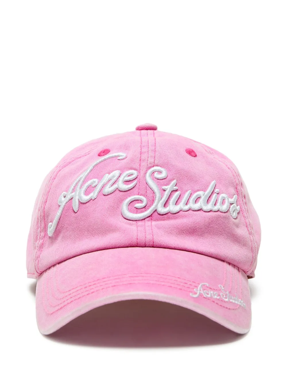 Acne Studios logo-embroidered Cap Rose Herren