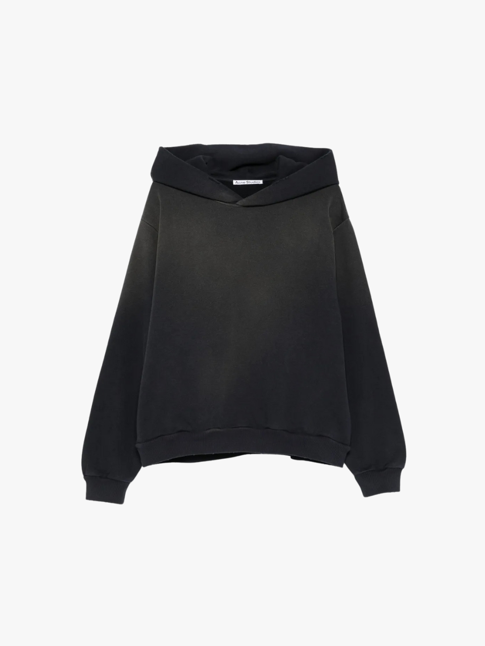 Acne Studios Hoodie mit Print Schwarz Herren