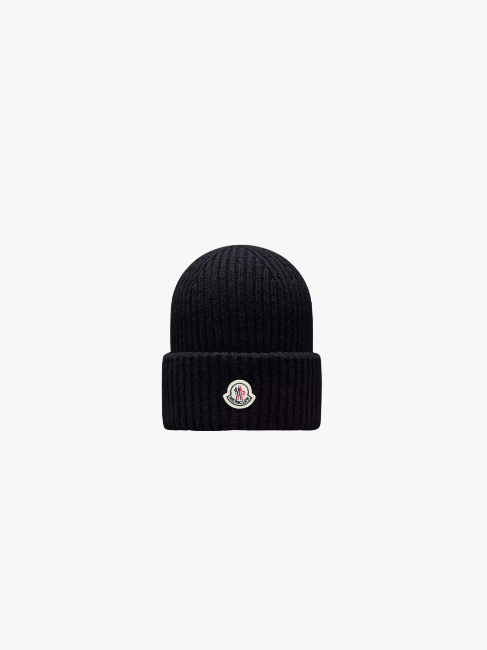Moncler Mütze aus Wolle und Kaschmir Schwarz Herren