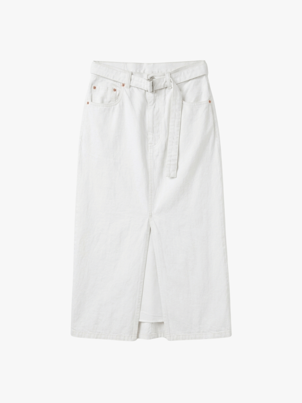 Sacai Women's White Midi Skirt