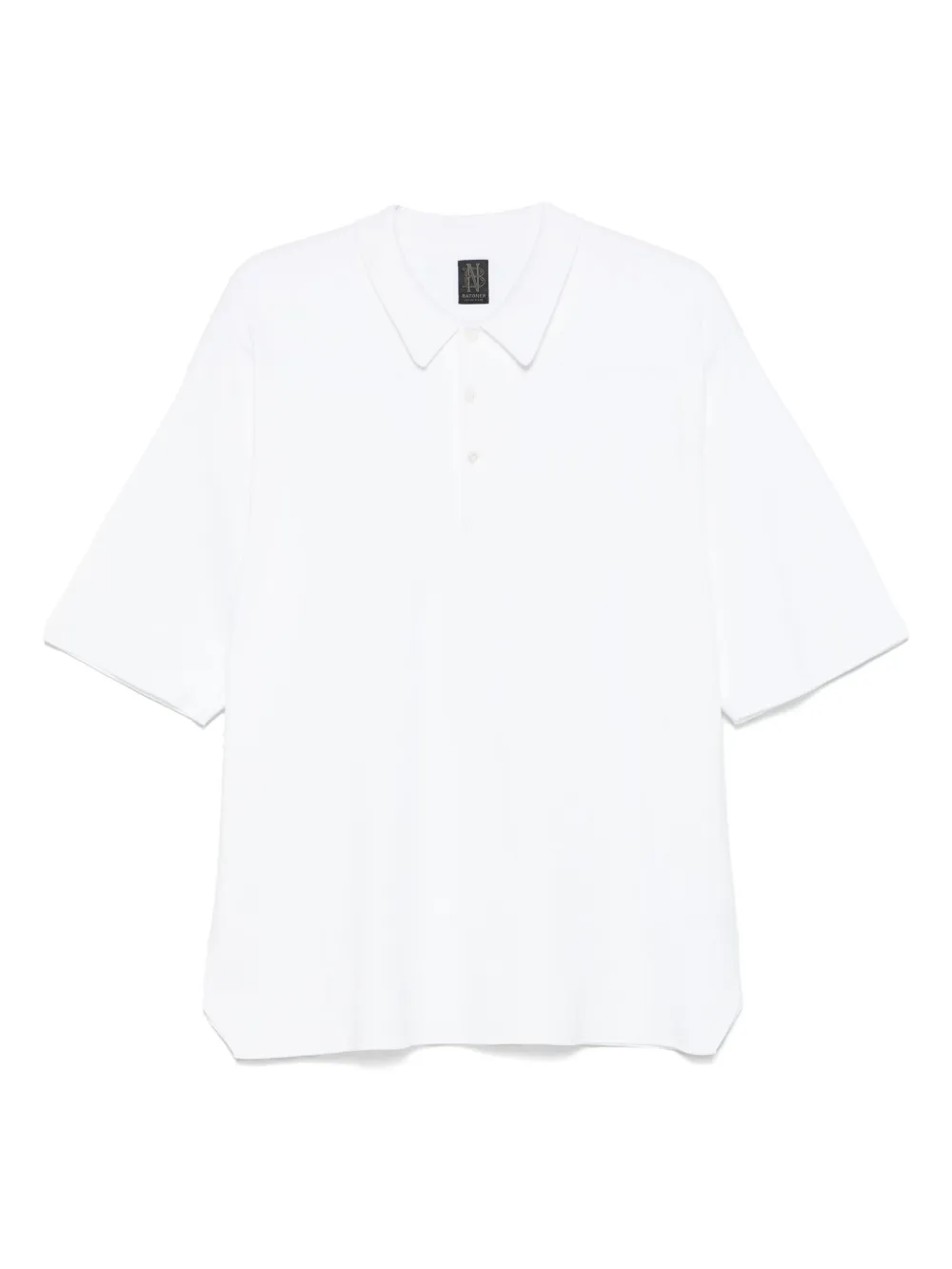 Batoner Japan cotton Polo Shirt weiß Herren