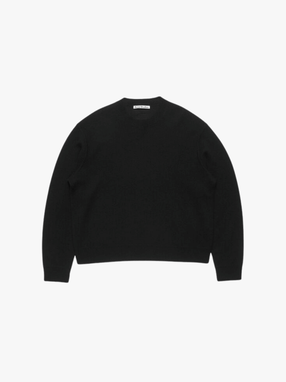 Acne Studios Crewneck Knit Sweater Black Men