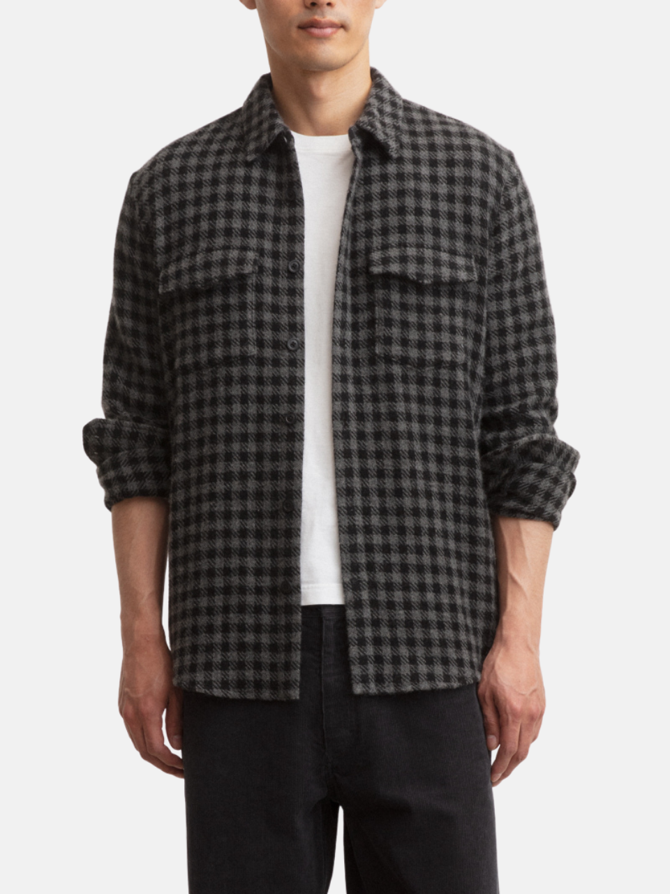 Iris Von Arnim Flanneljacke Klaus Schwarz Herren