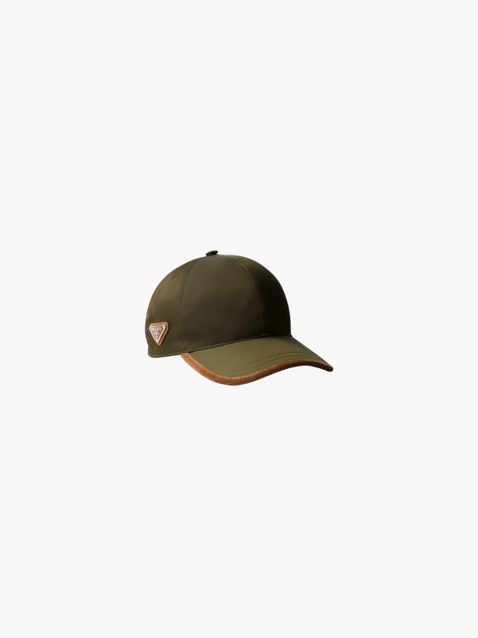 Prada Re-Nylon Baseball Cap Green Men's