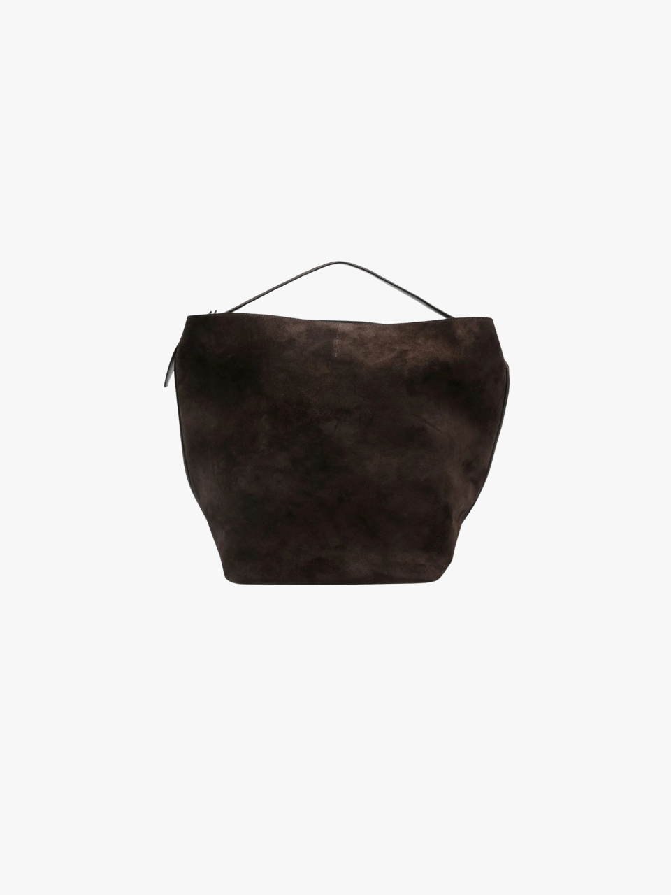 TOTEME Wildleder-Tote Bag mit Gürtel Braun Damen