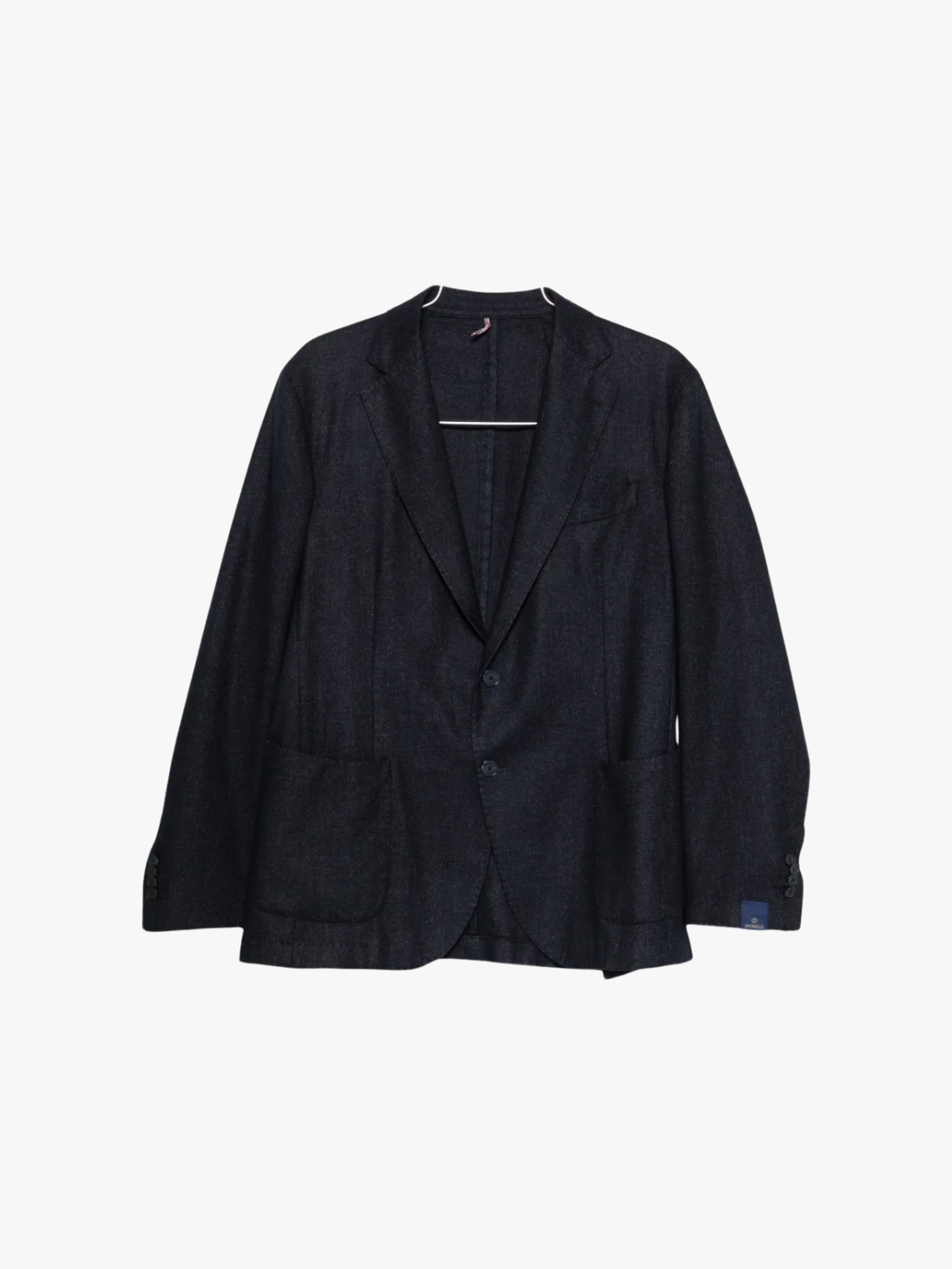 Santaniello Single-Breasted Blazer Black Men