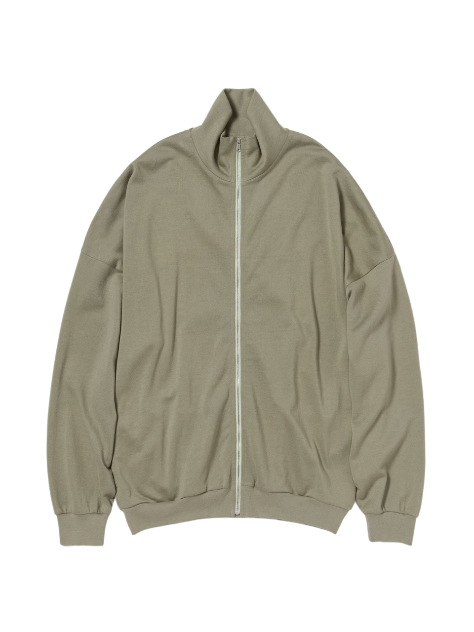 Auralee SUPER HIGH GAUGE SWEAT ZIP CARDIGAN Khaki Herren