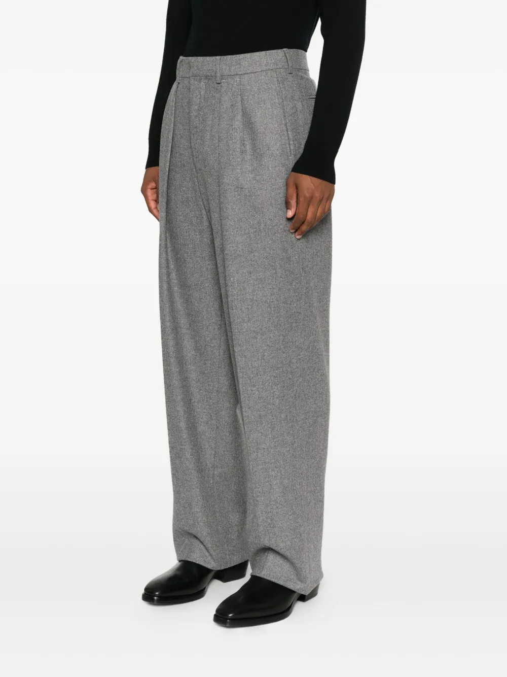 TOM FORD Hose mit Faltenfront Grau Herren