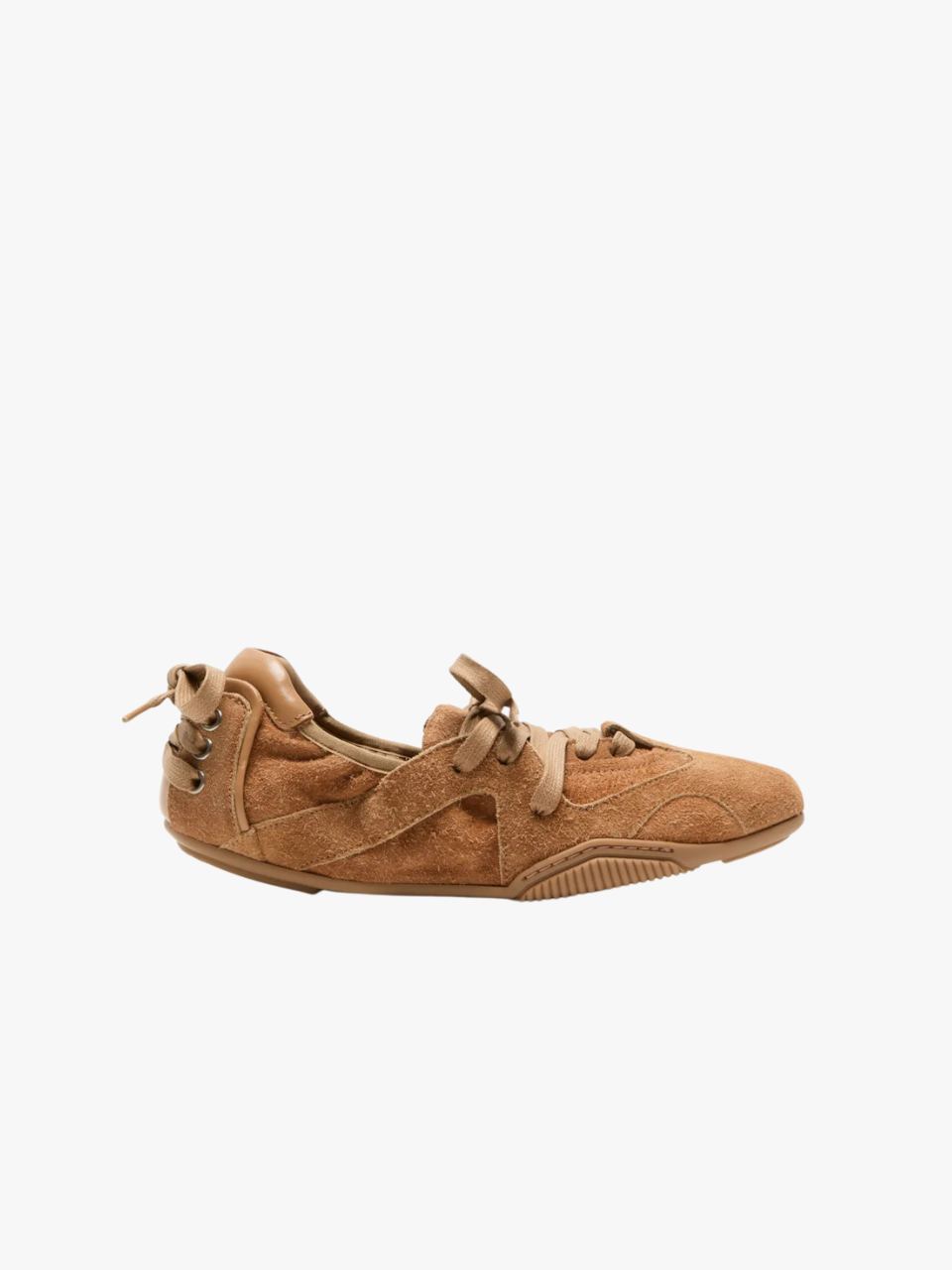 Acne Studios Sneakers aus Wildleder Kamelbraun Damen
