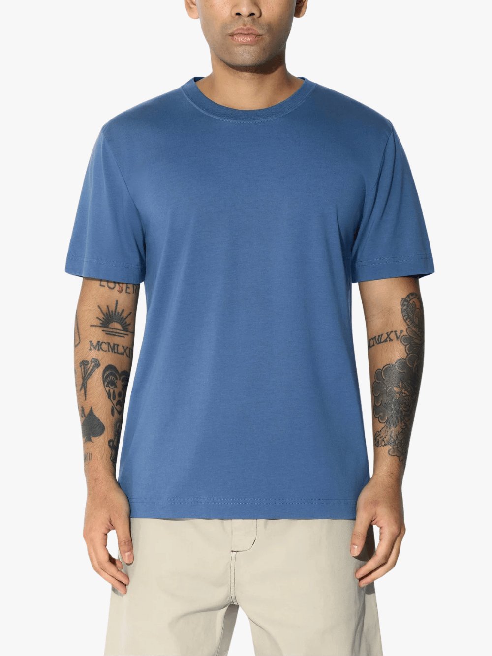 CDLP Midweight Azure Blue Herren‑T‑Shirt