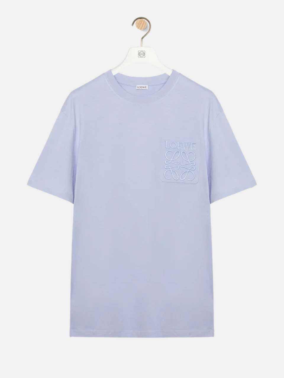 Loewe T-shirt with a relaxed fit in cotton Blue Men Loewe T-shirt with a relaxed fit in cotton Blue Men