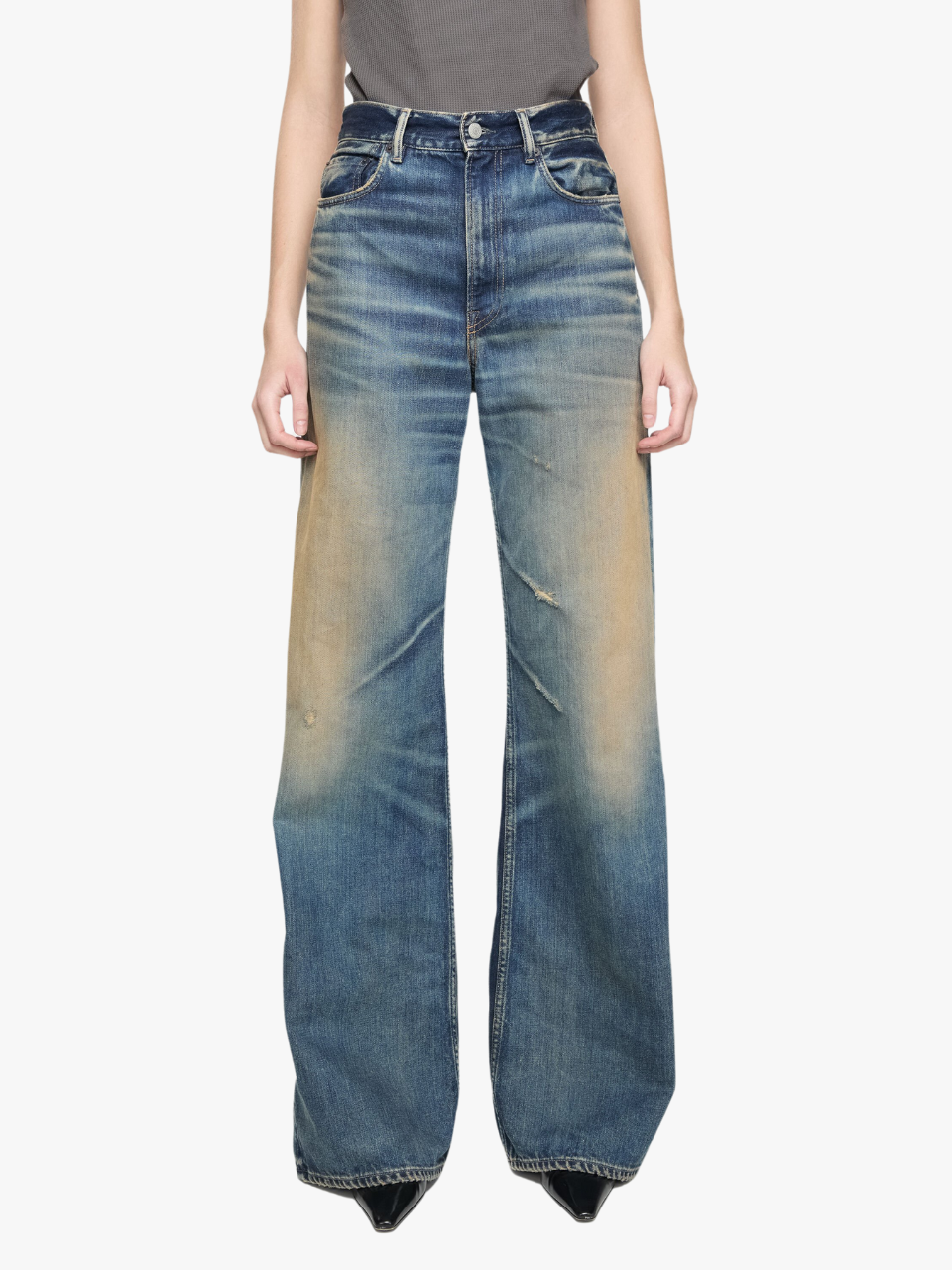 Acne Studios Relaxed-fit Jeans Blau Damen