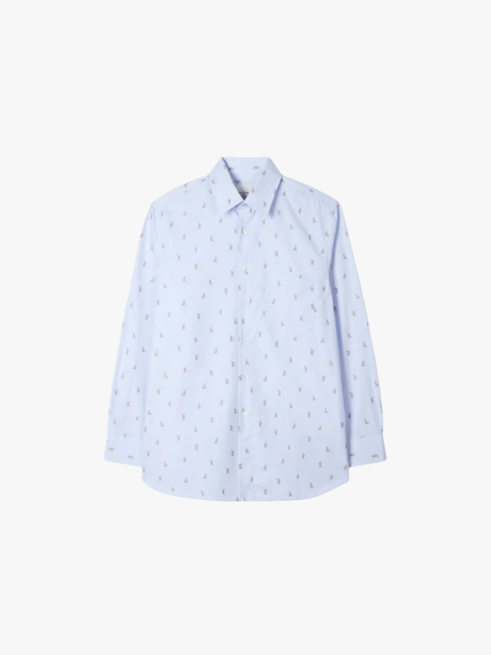 Paul Smith Pale Blue Little Rabbit Fil Shirt