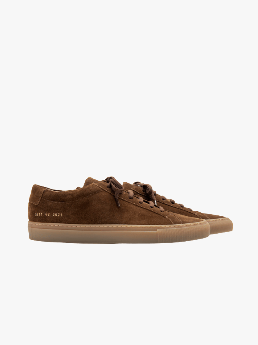 Common Projects Achilles Premium Suede 2611 Sneaker Braun Herren