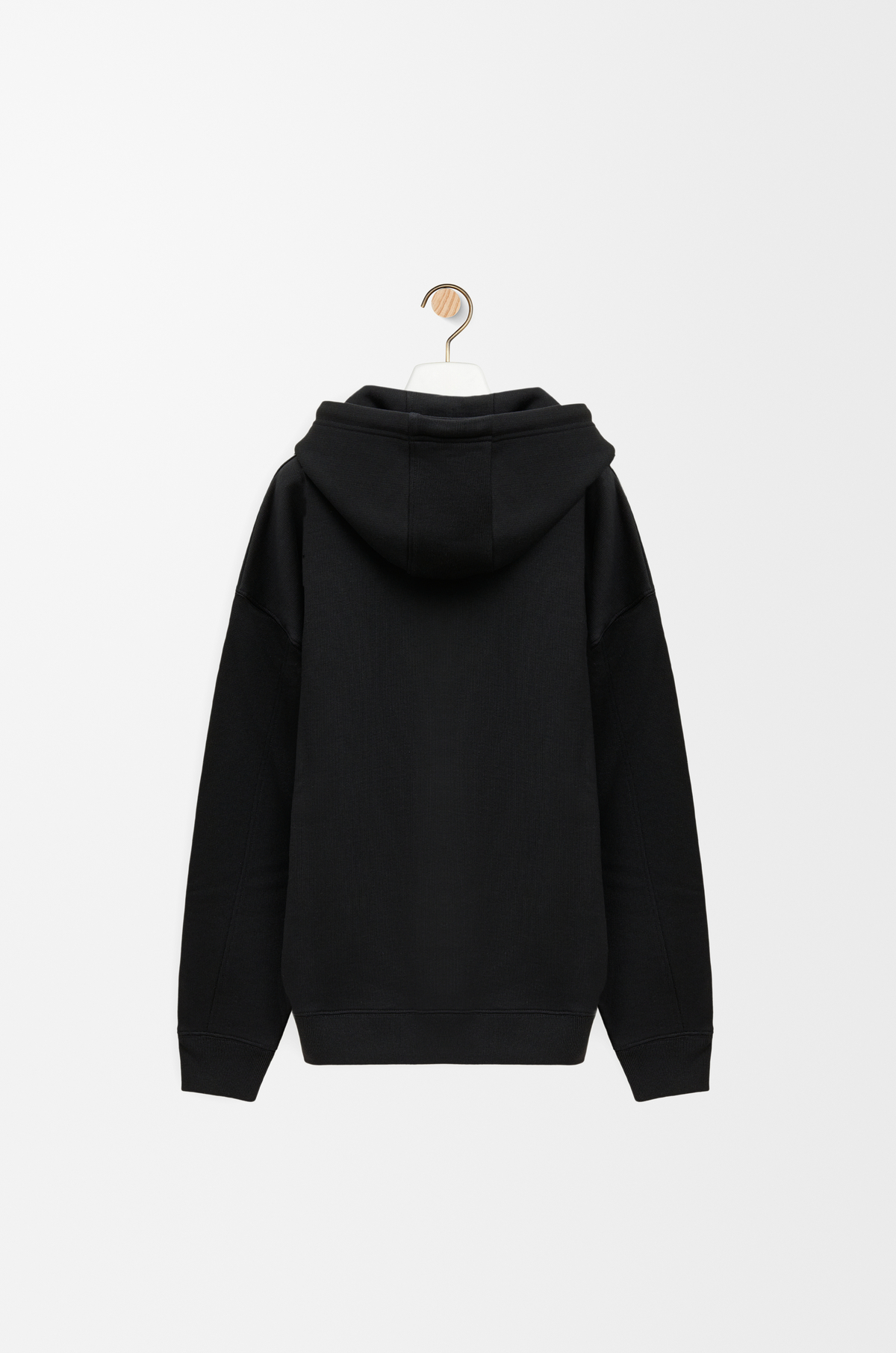 Loewe Relaxed Fit Hoodie Baumwolle Schwarz Herren