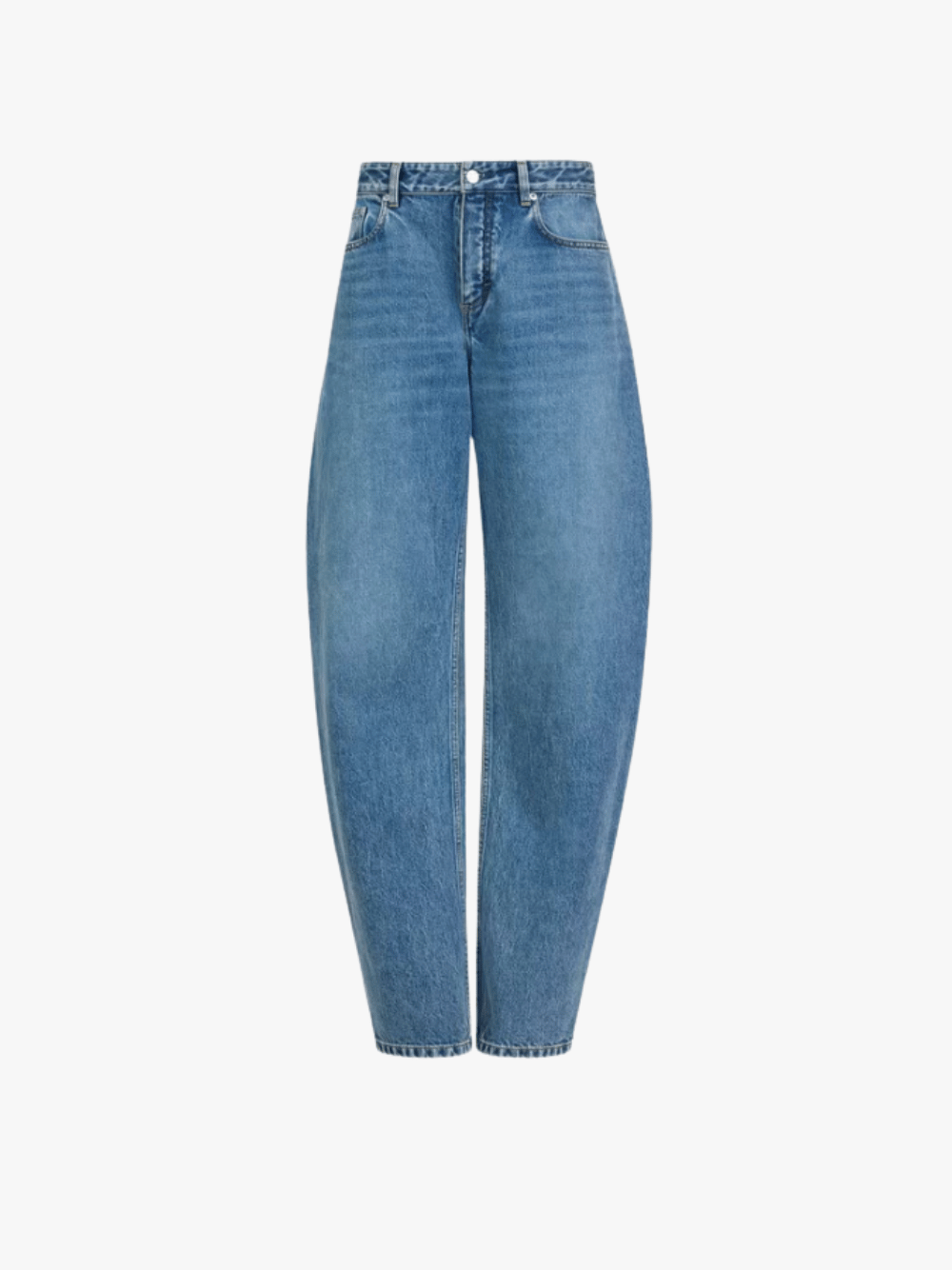 Alaia Barrel Jeans Blau Damen