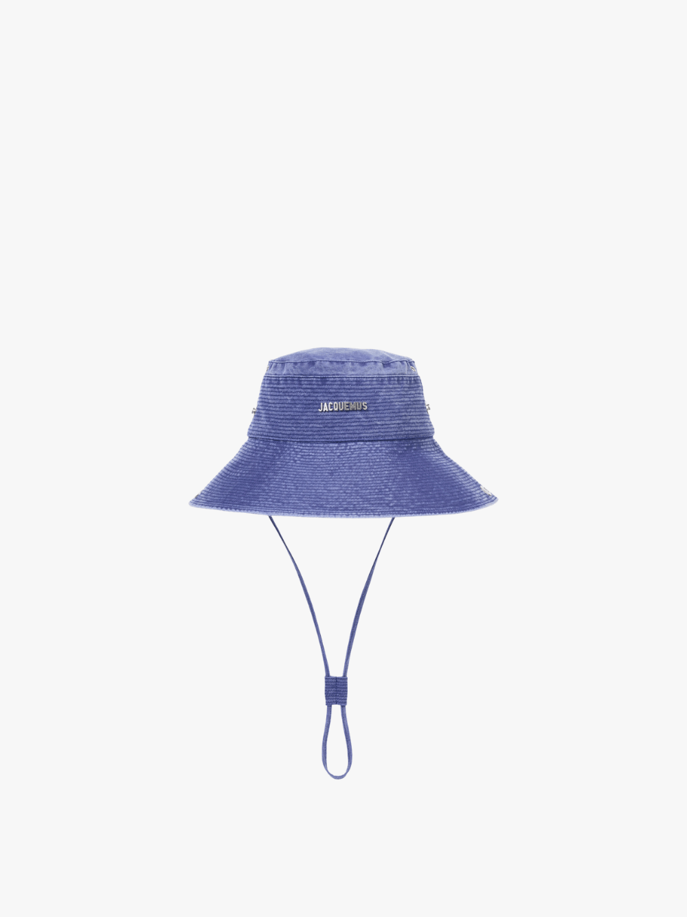 Jacquemus de‑Nîmes Fisherhut Baumwoll Blau Damen