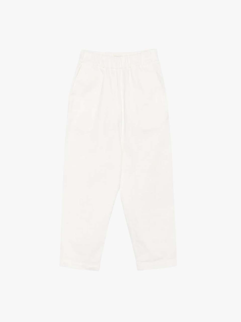 Barena Hose mit Gummizug an der Taille Weiß Damen