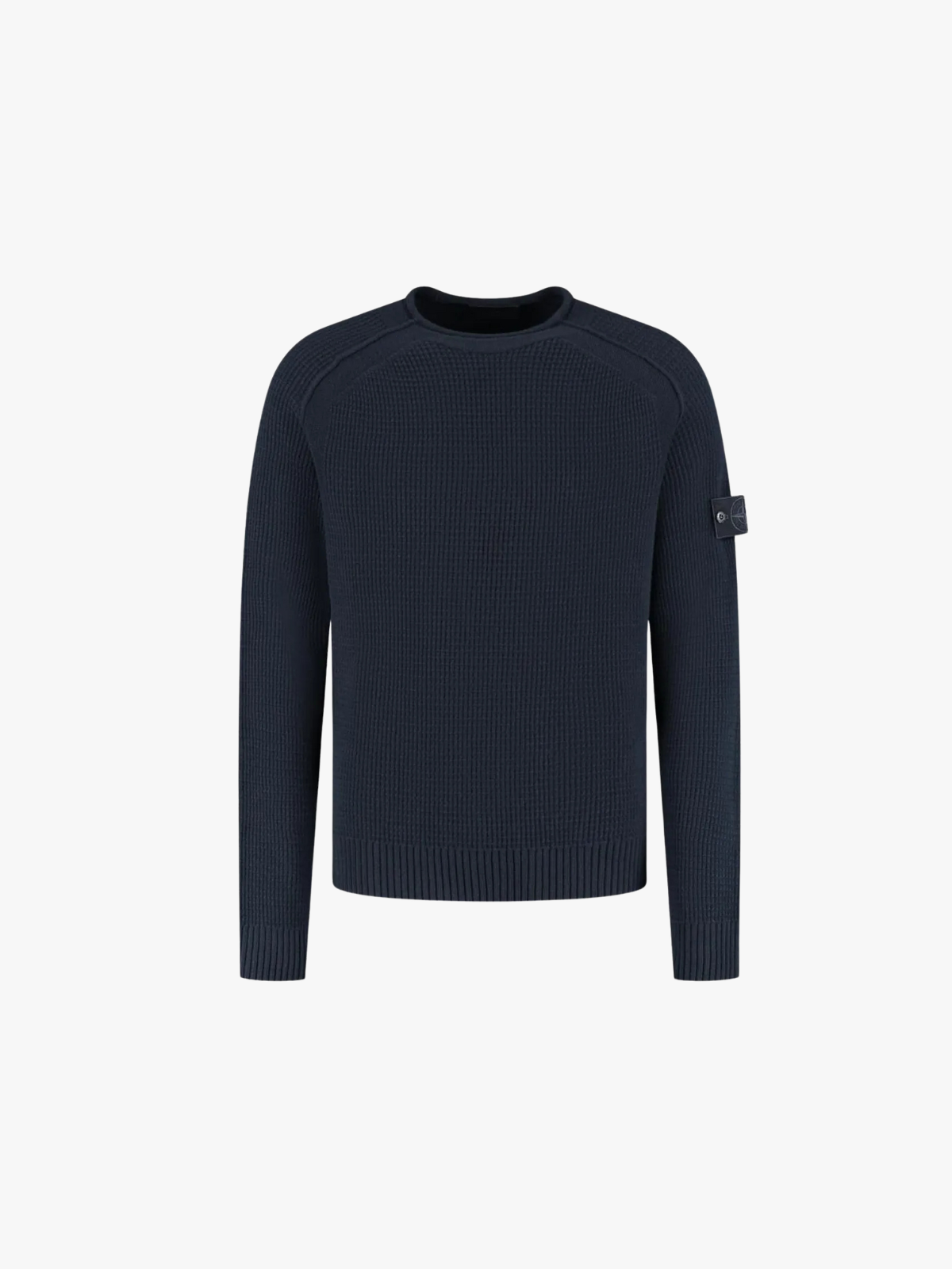 Stone Island Pullover mit Kompass-Patch Marineblau Herren