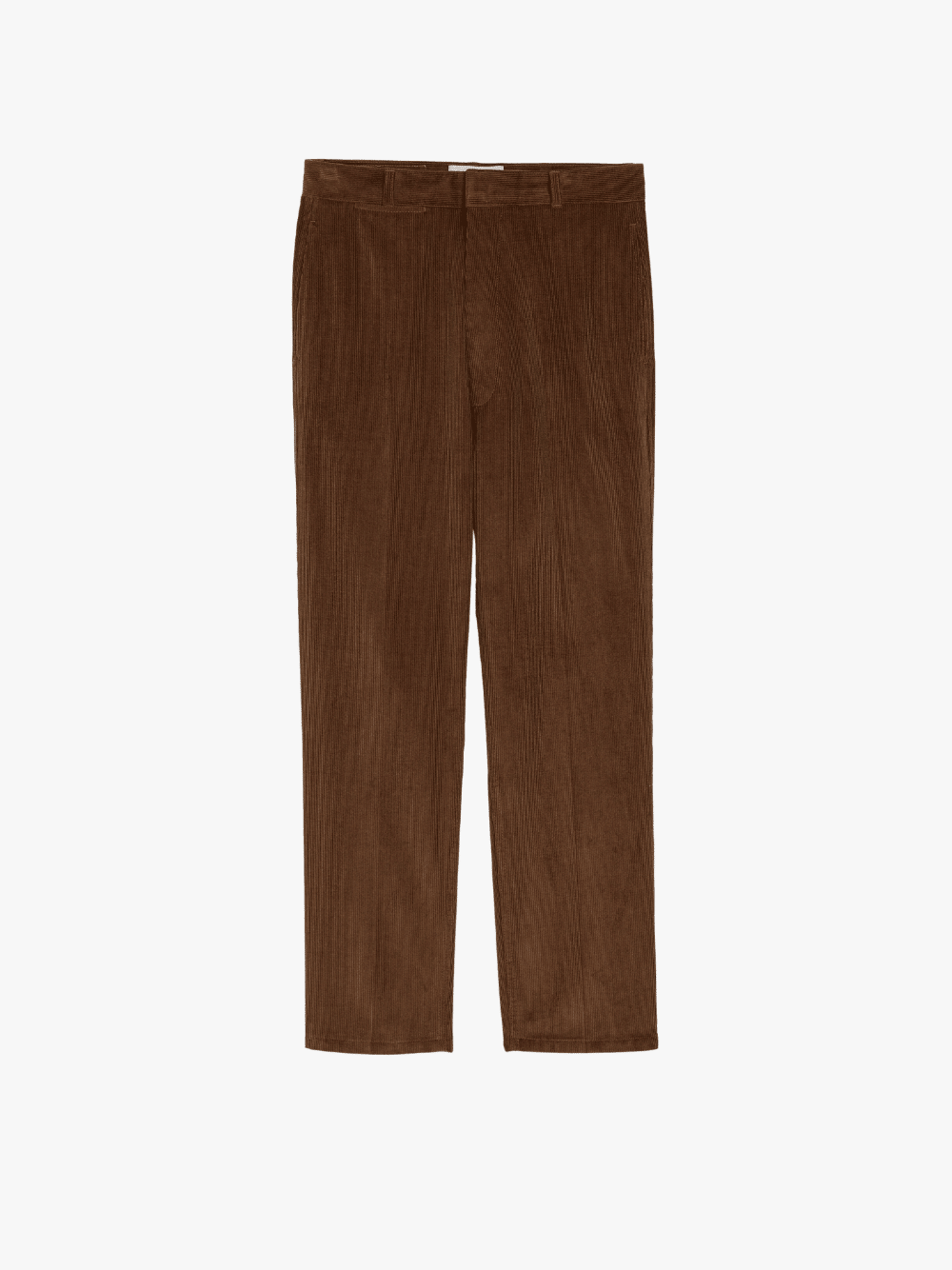 Ami Paris Parisian Fit Corduroy Trousers Brown Men's