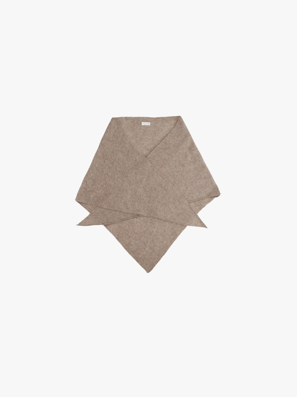 Roberto Collina Cashmere and Silk Bandana Scarf Beige Women