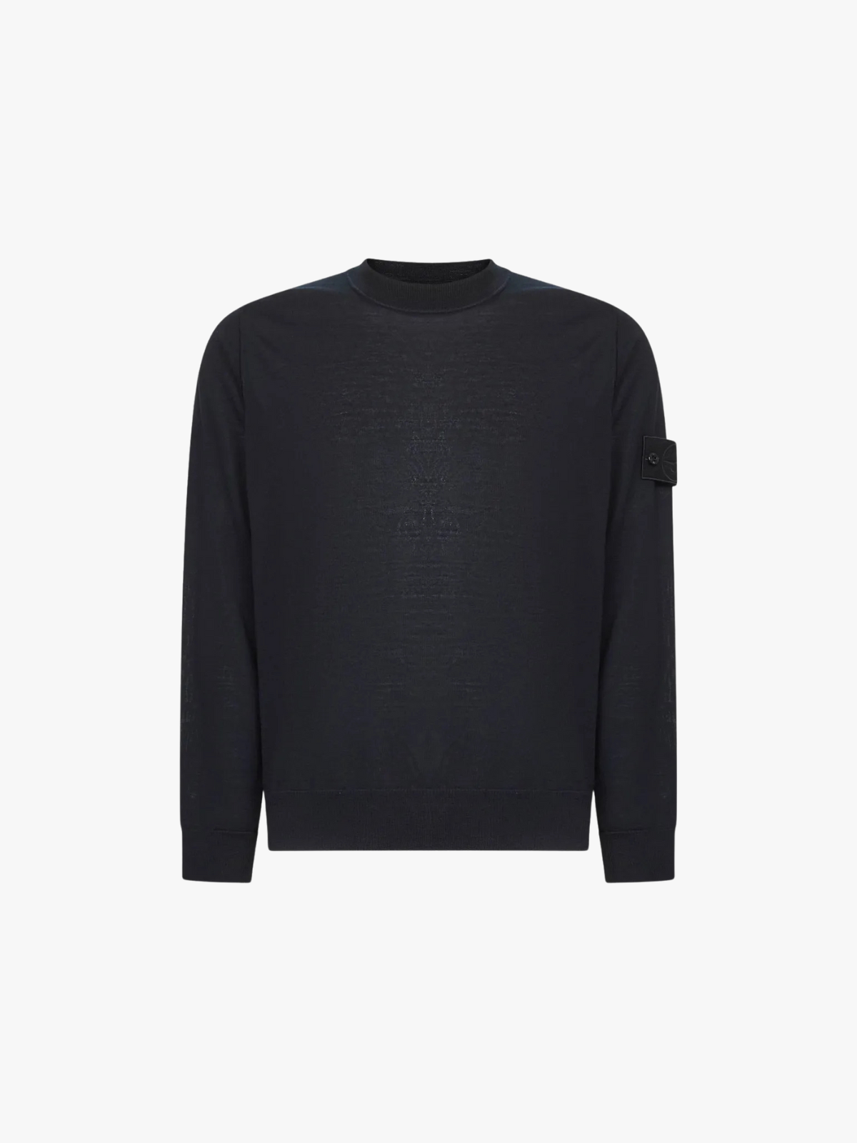 Stone Island Light RWS Pure Wool Sweater Schwarz Herren Stone Island Light RWS Pure Wool Sweater Schwarz Herren
