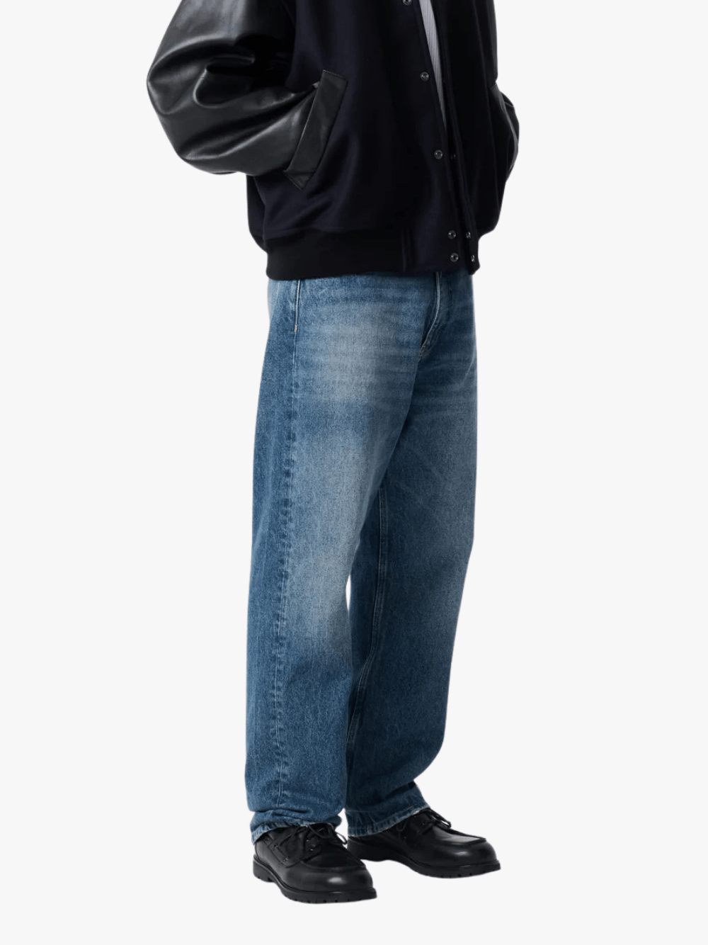 Studio Nicholson Riso Straight Leg Jeans Verwaschenes Indigo Herren