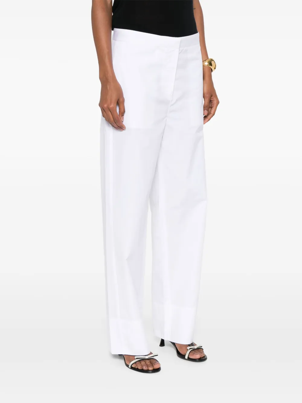 TOTEME trousers with twisted seams white Women