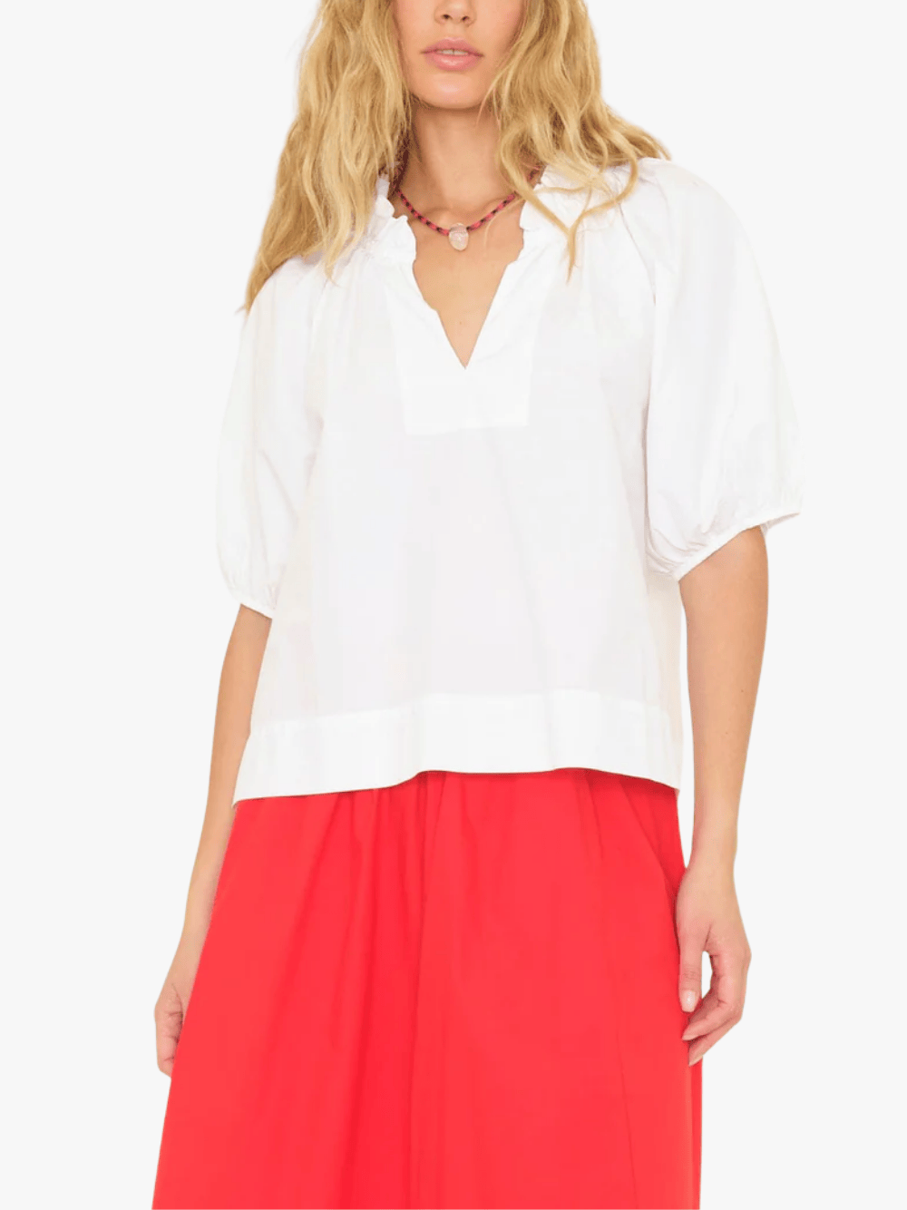 Xirena White Clementine Top Weiß Damen