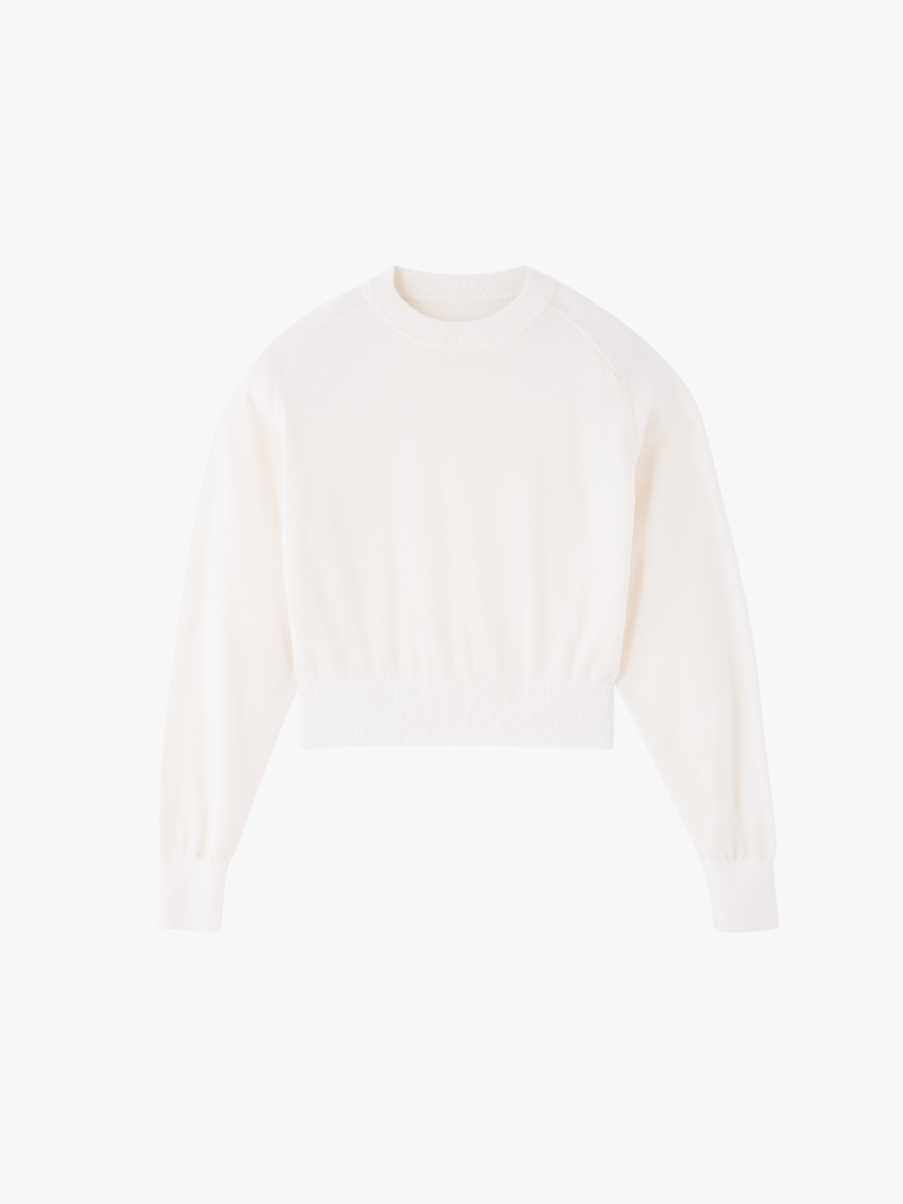 Jacquemus Der bestickte Pullover Off-White Weiß Damen