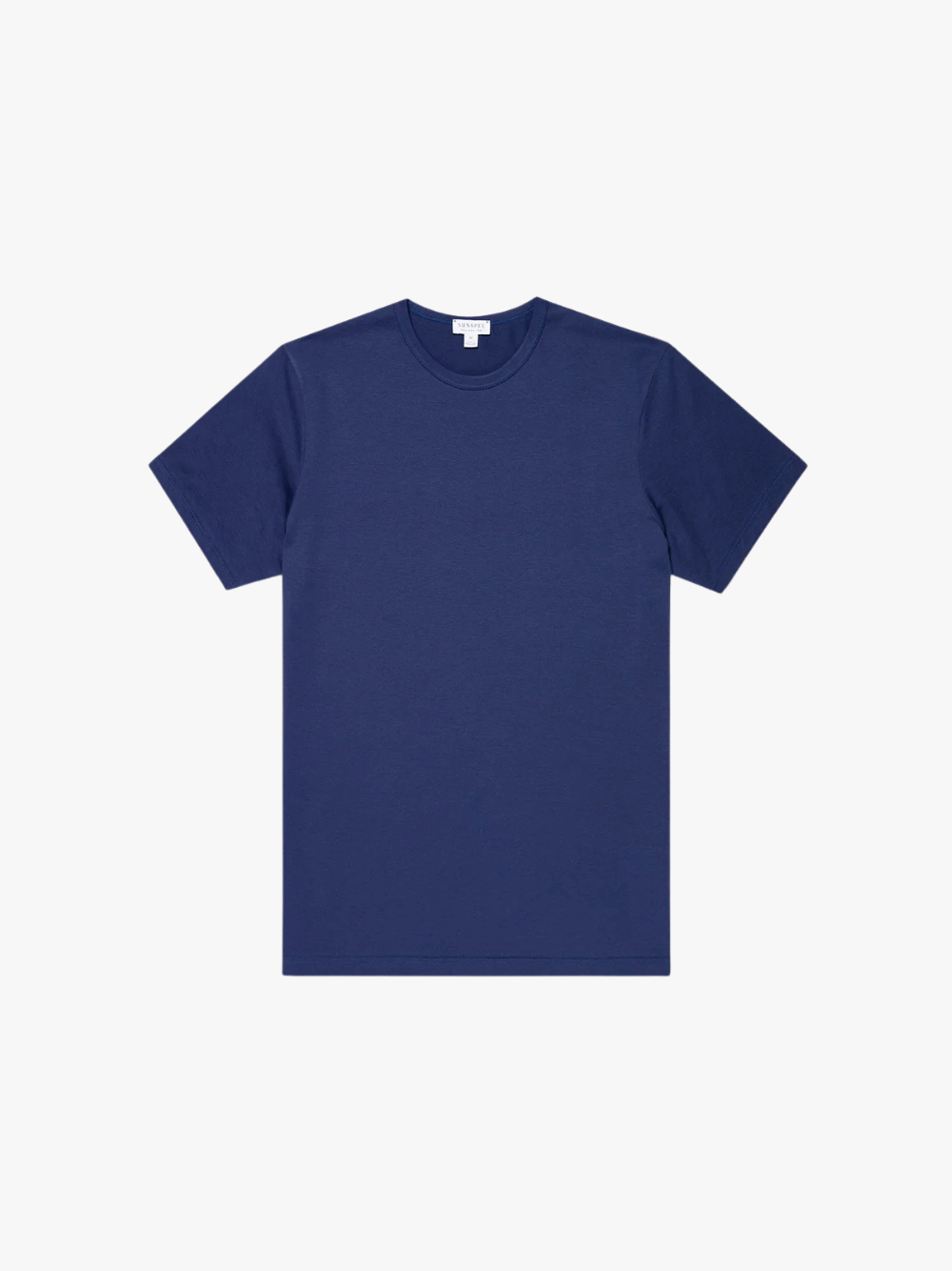 Sunspel Klassisches T-Shirt Tintenblau Herren