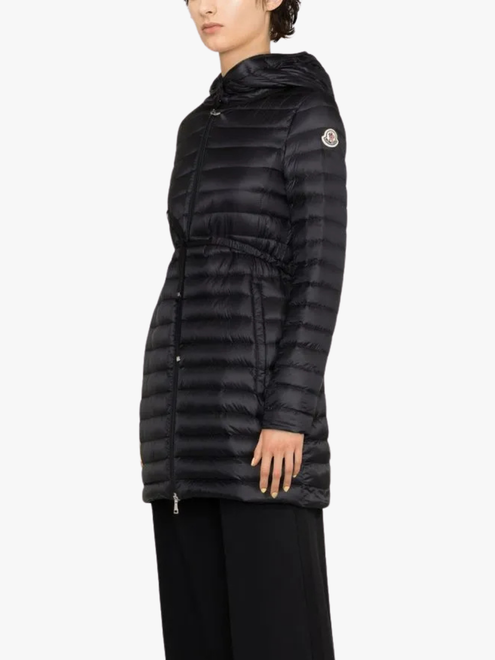 Moncler Barbel Mantel Schwarz Damen