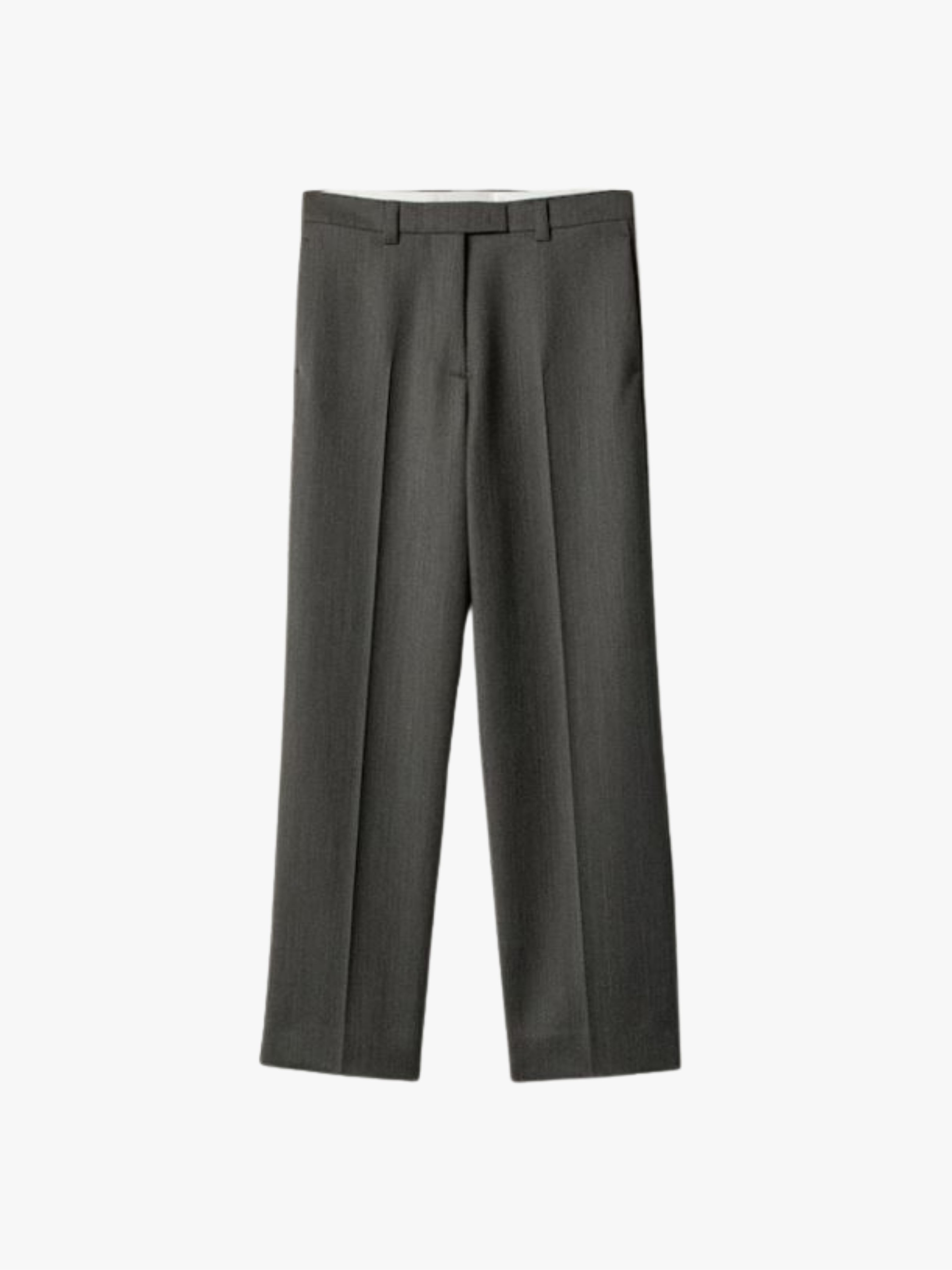 Miu Miu Cover Fabric Trousers Slate Gray Trousers Women’s 