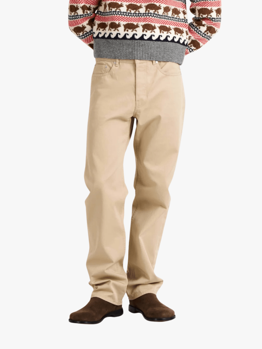 J.W.Anderson Straight Leg Jeans Beige Herren