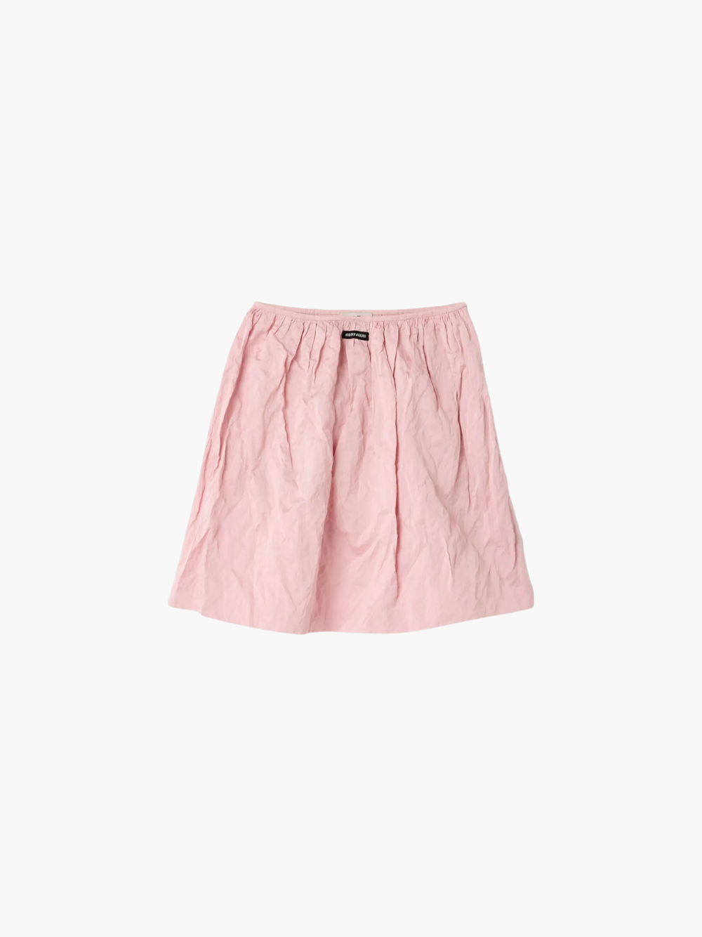 Miu Miu Minirock mit Logo Pink Damen