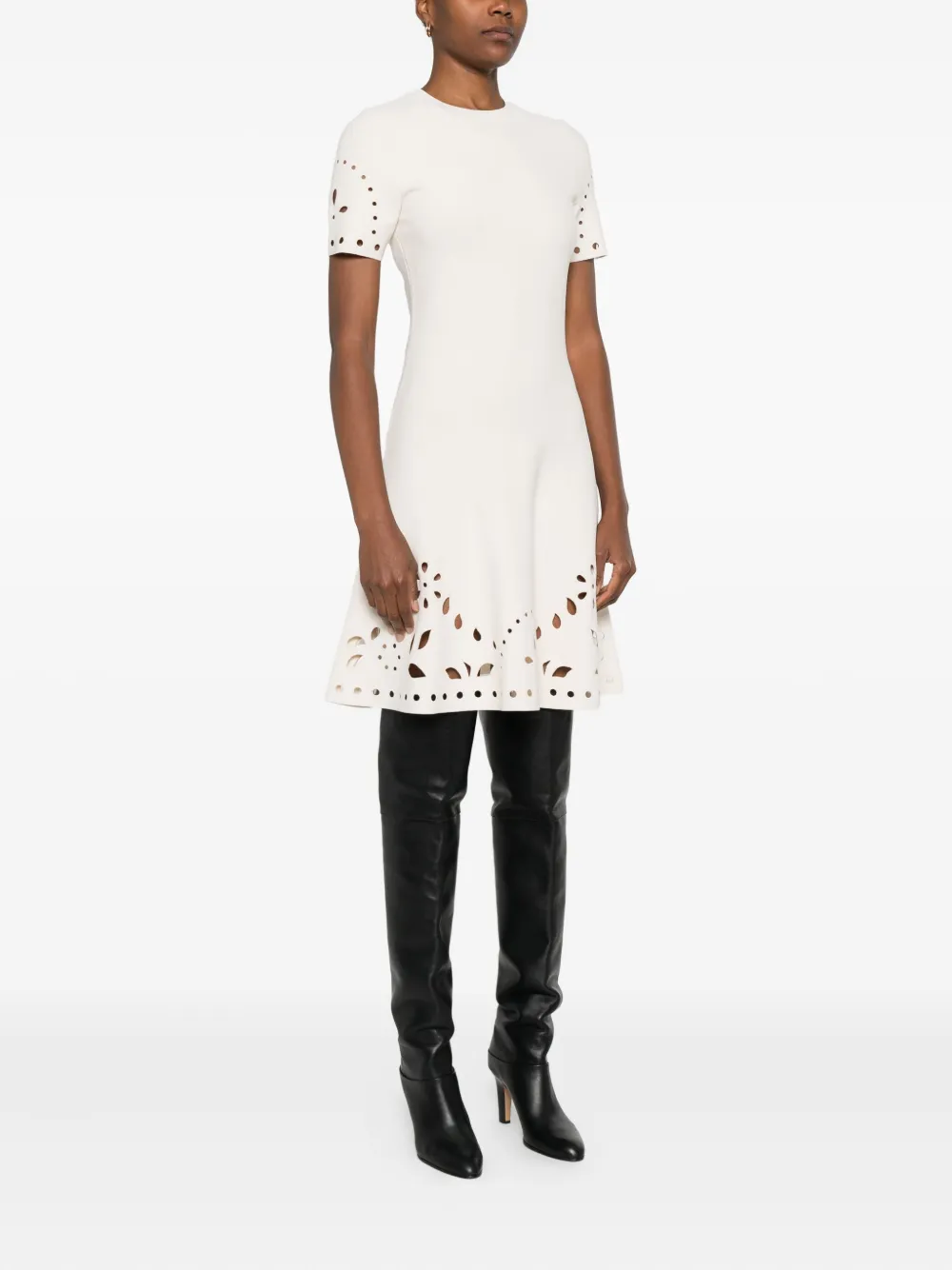 Ulla Johnson Laser-Cut Dress Cowrie Shell Women Ulla Johnson Laser-Cut Dress Cowrie Shell Women