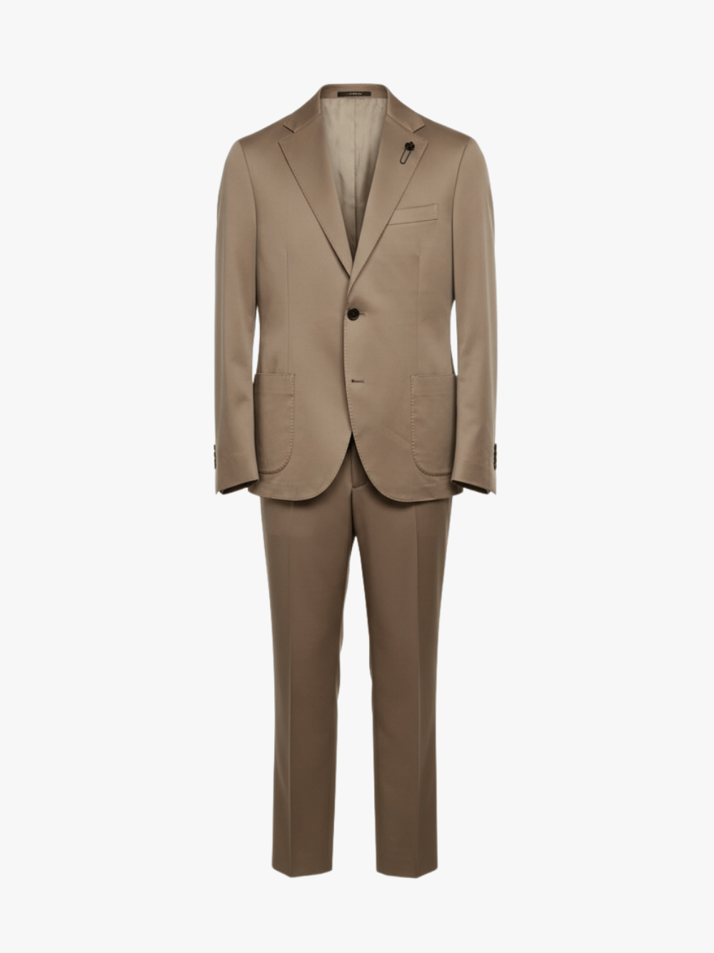 Lardini Beige Einreihiges Sakko Herren