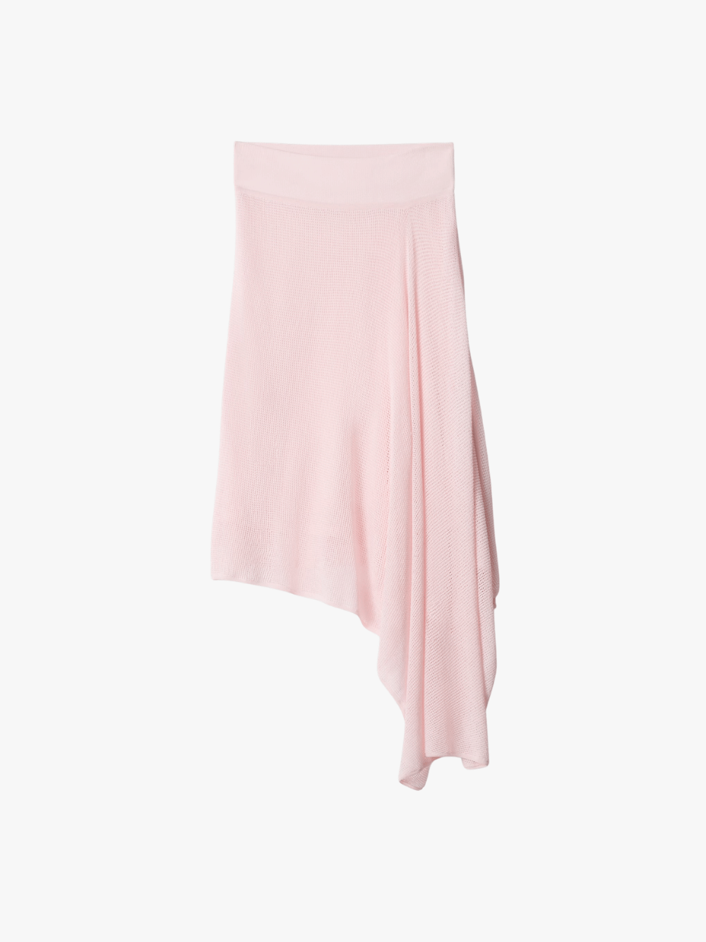 Jacquemus Voile Rock Asymmetrischer Midirock Rosa Damen