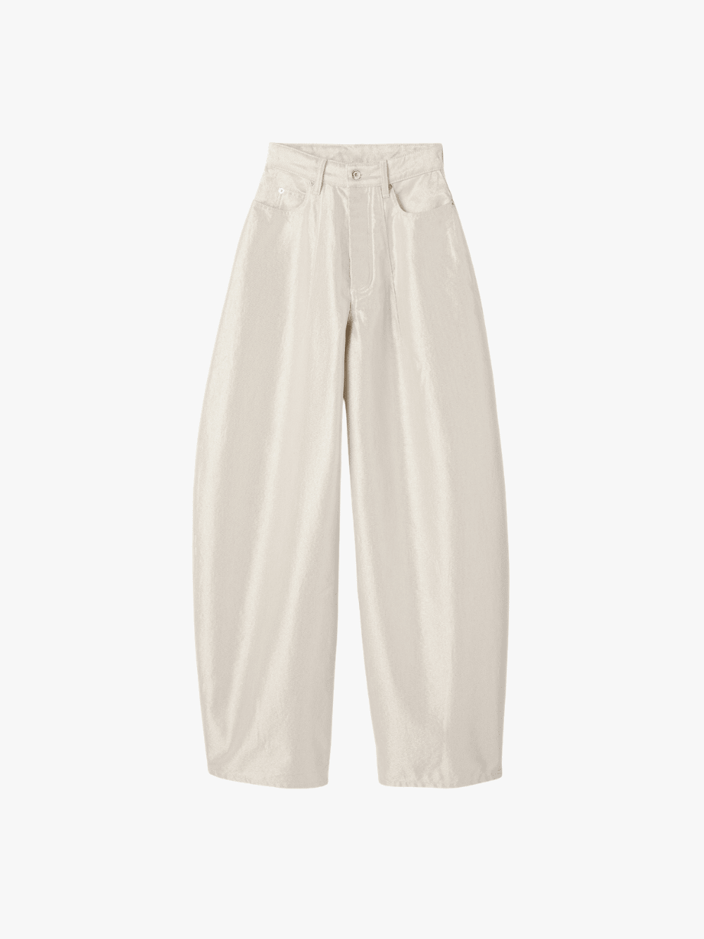 Jacquemus Denim Jeans Off White Sliver Damen