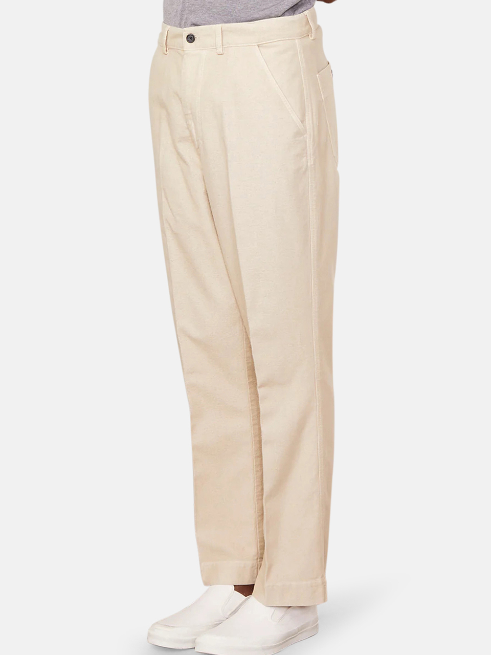 Officine Générale Greg Hose Beige Herren