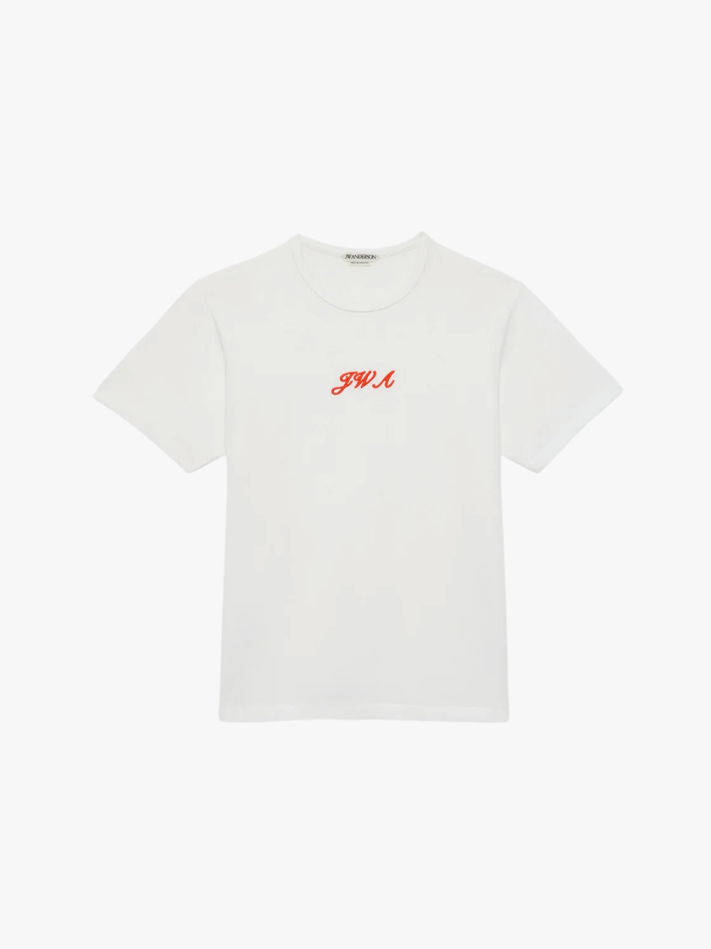 JW Anderson 'JWA' Script T-Shirt White Men's