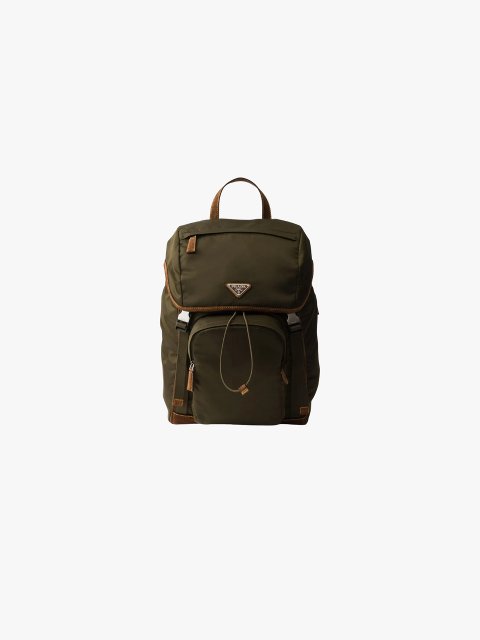 Prada Rucksack aus Funktionsstoff Olivgrün Herren