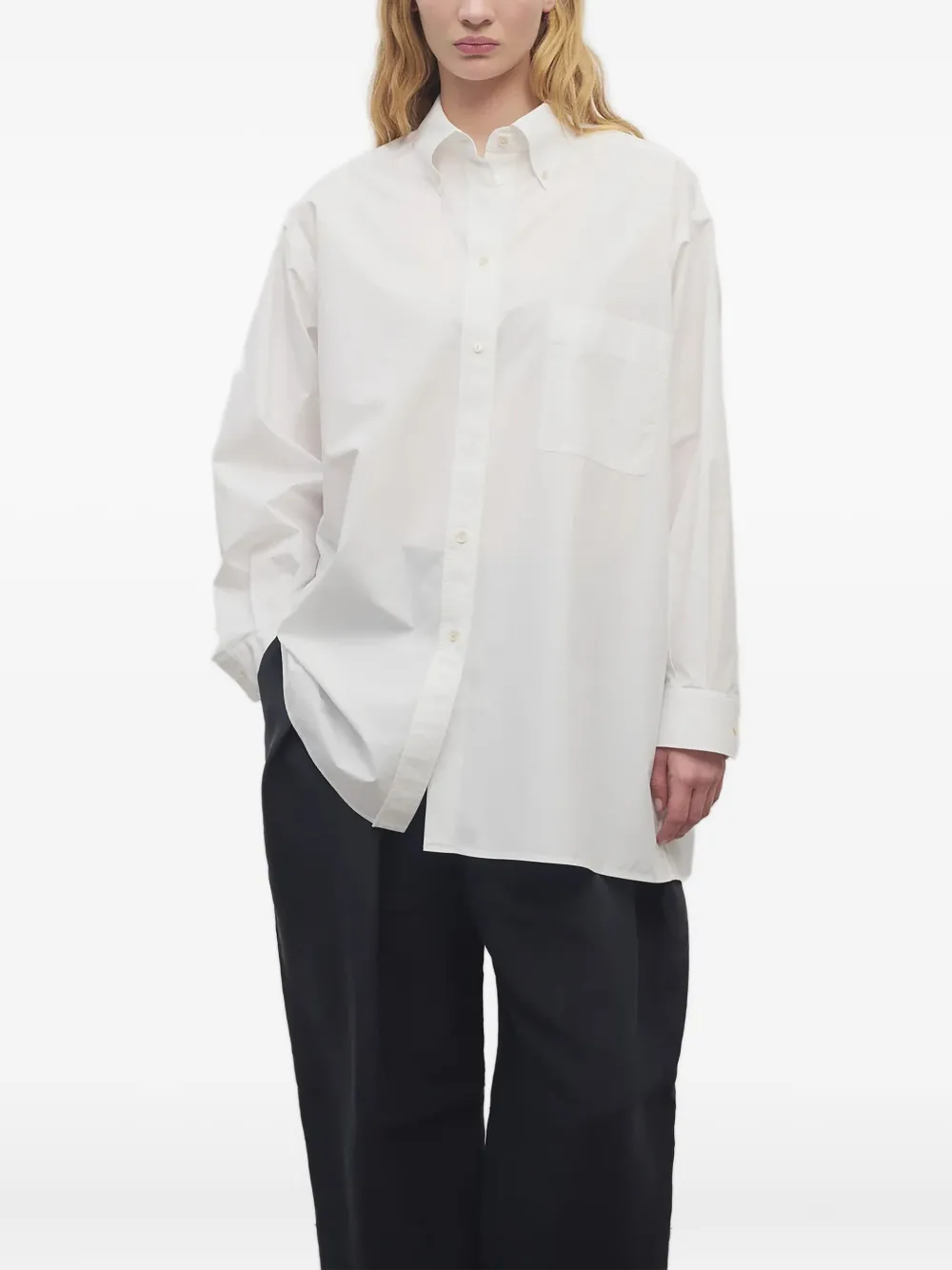 The Row Victoria Shirt Klassisches Hemd Weiß Damen The Row Victoria Shirt Klassisches Hemd Weiß Damen