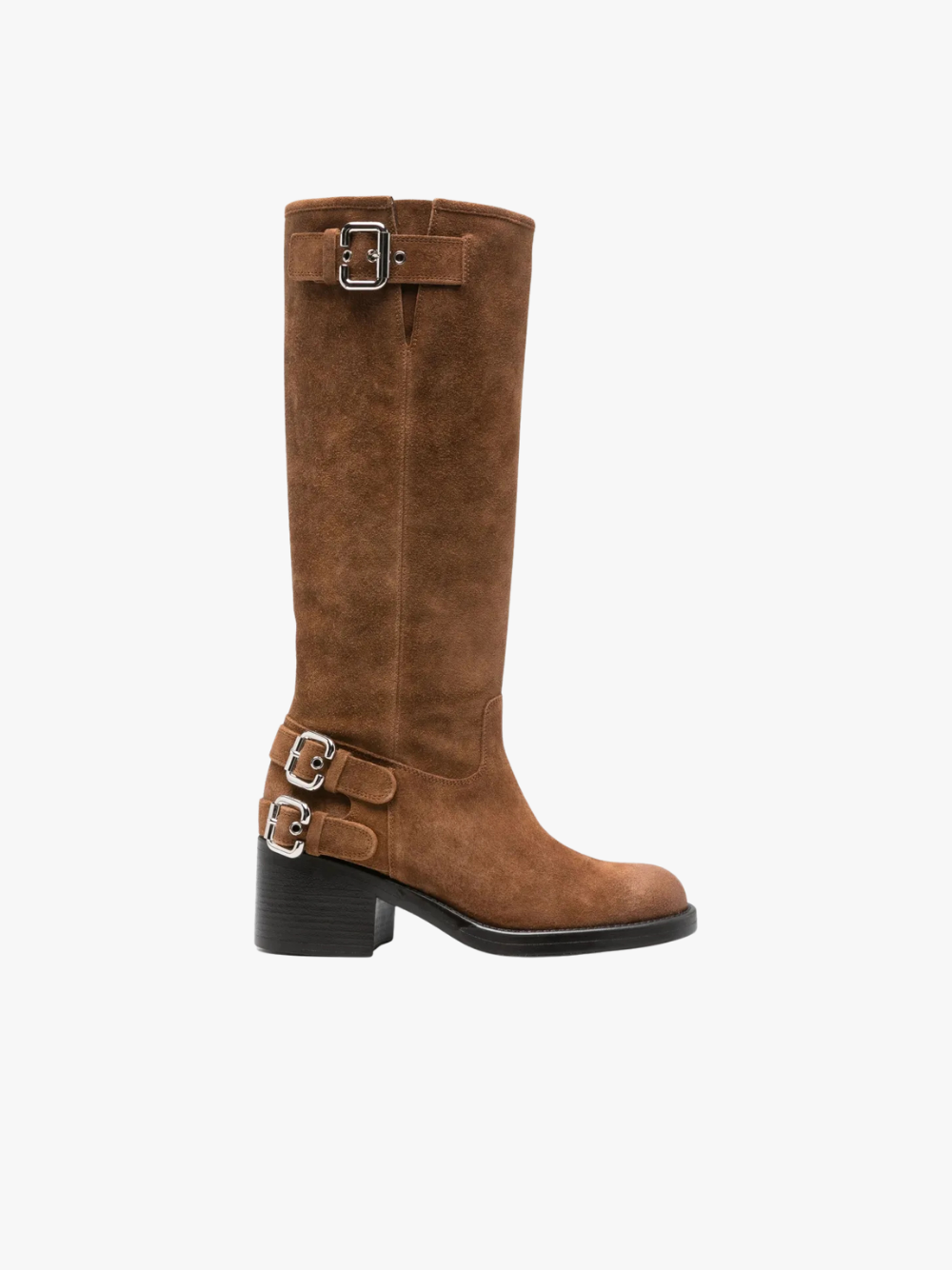 Chloé 60 mm boots with buckle closure Brown Women