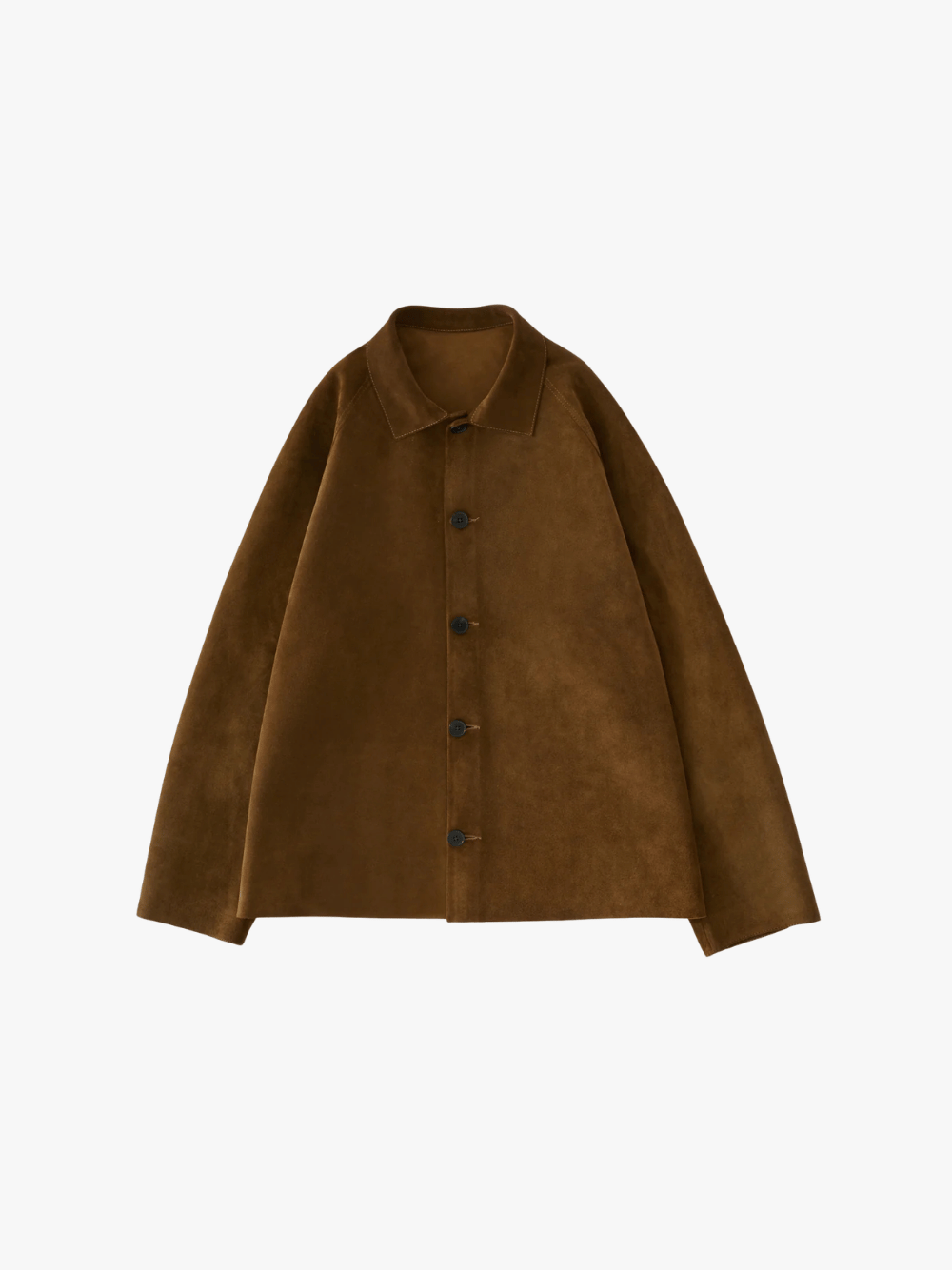 Studio Nicholson Bowe Velourslederjacke Senfgelb Herren